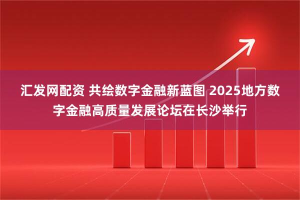汇发网配资 共绘数字金融新蓝图 2025地方数字金融高质量发展论坛在长沙举行