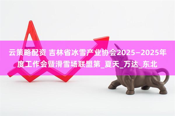 云策略配资 吉林省冰雪产业协会2025—2025年度工作会暨滑雪场联盟第_夏天_万达_东北