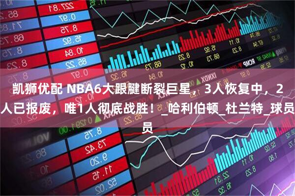 凯狮优配 NBA6大跟腱断裂巨星，3人恢复中，2人已报废，唯1人彻底战胜！_哈利伯顿_杜兰特_球员